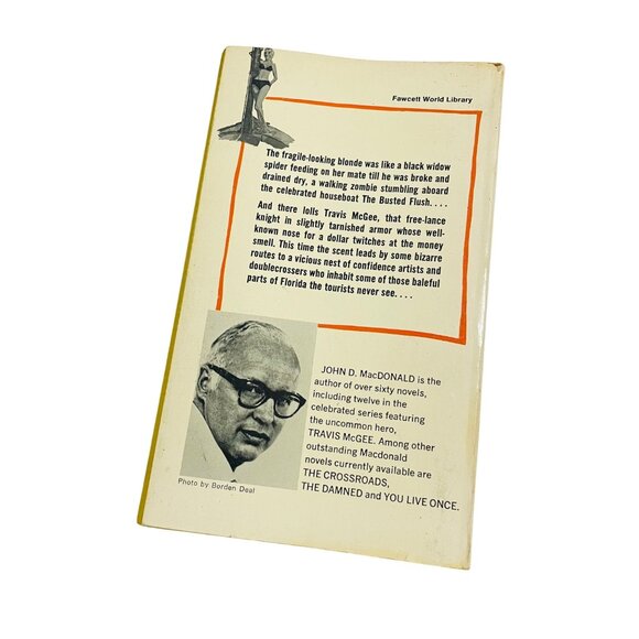 Bright Orange For The Shroud By John D. MacDonald 1965 Paperback Book - Picture 3 of 7